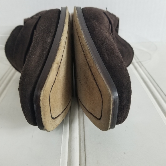 Barneys New York Men’s Brown Suede Loafers Size 7 Leather Slip On Dress Shoes main image 6